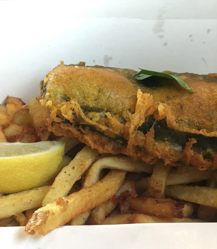 The Rickety Press' Tofush and chips